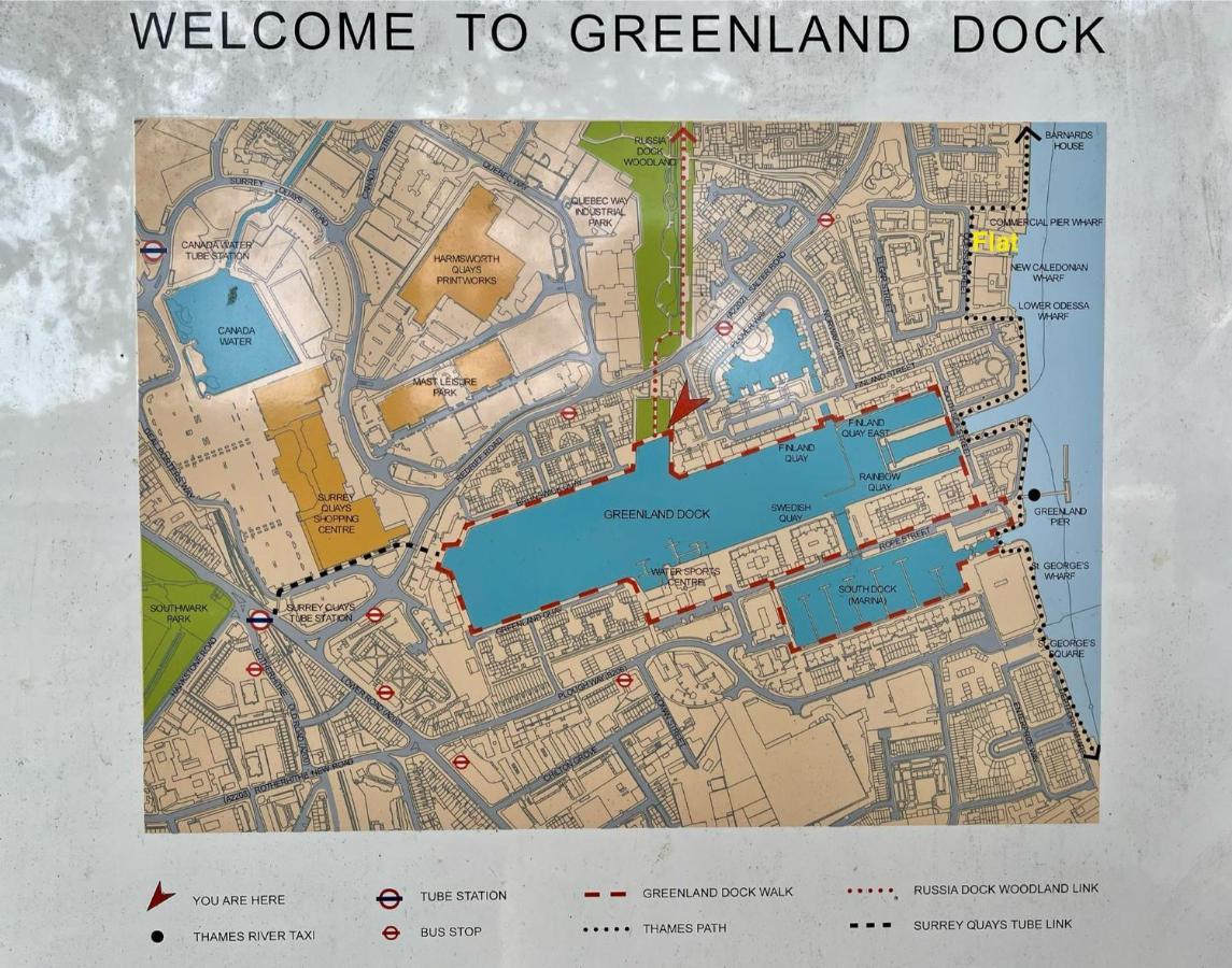 Stunning Massive Bedroom +Direct Thames River View London Ngoại thất bức ảnh
