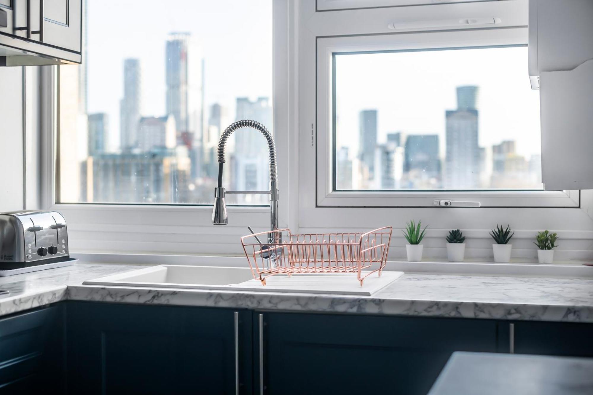 Stunning Massive Bedroom +Direct Thames River View London Ngoại thất bức ảnh